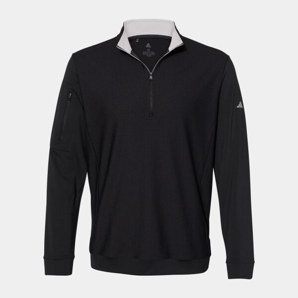 Men's Textured Quarter-Zip Pullover Thumbnail